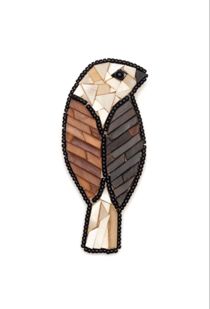 【新品未使用】minä perhonen ブローチ 鳥型