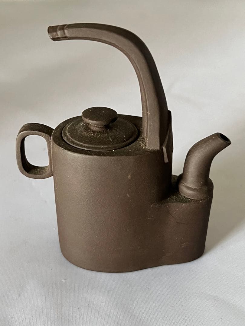 中国紫砂壺　茶道具　急須と紫檀台セット