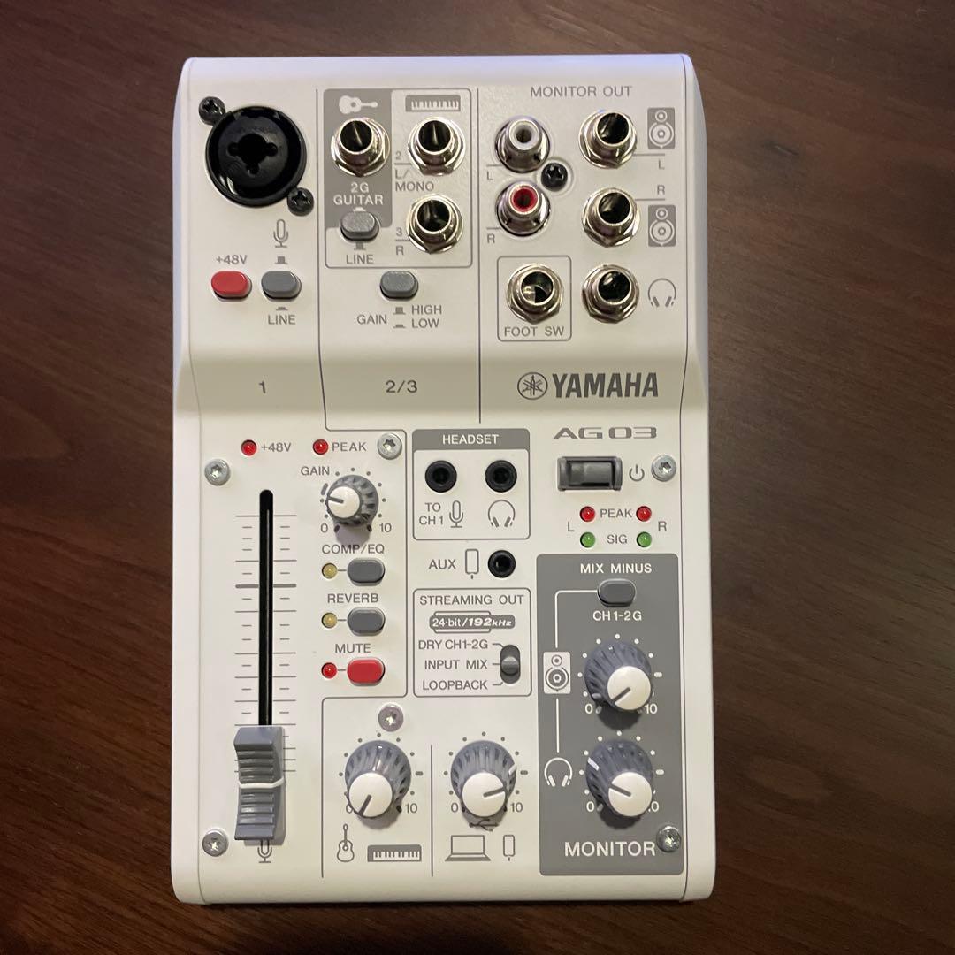 YAMAHA ライブストリーミングミキサー AG03MK2