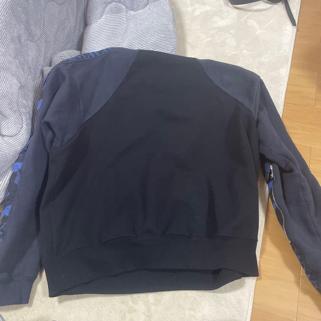 c*i様 VERSACE カレッジフィット パーカー ブラック/ブルー