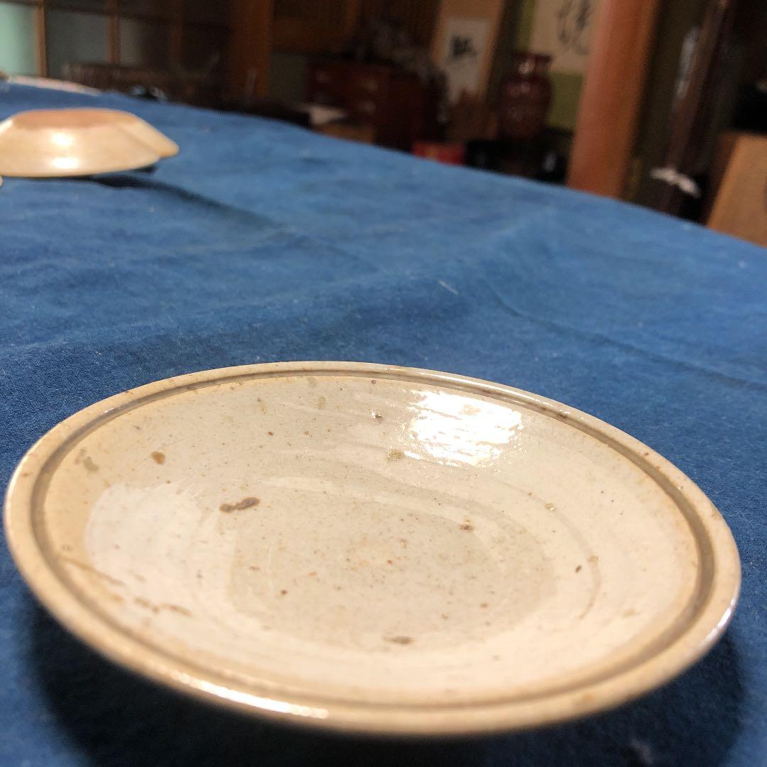 古曽部焼　皿十枚　箱あり