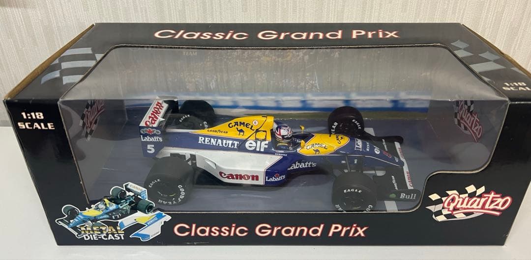 カルツォ 1/18 F1 ウィリアムズ FW14B N.マンセル CAMEL