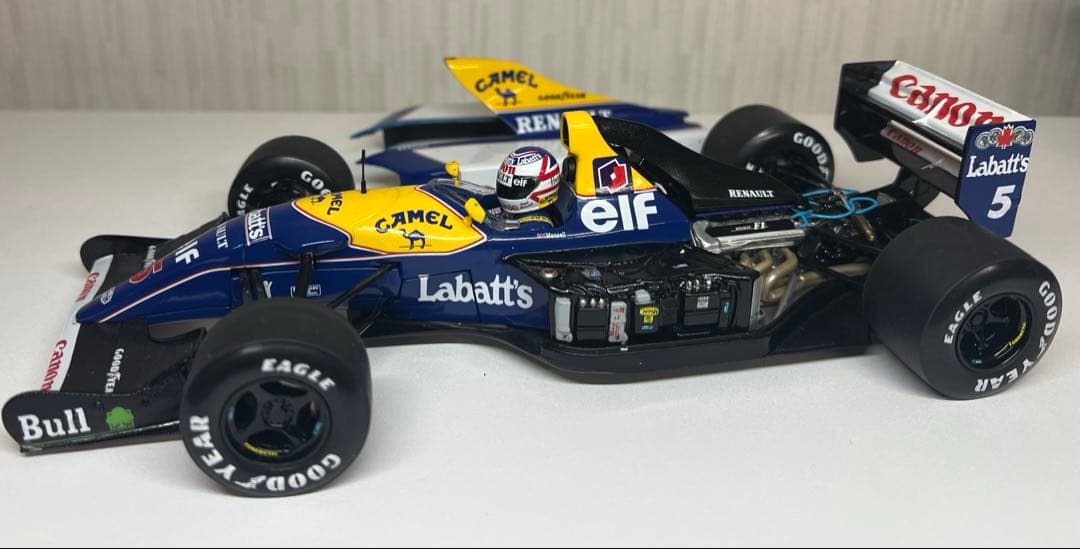 カルツォ 1/18 F1 ウィリアムズ FW14B N.マンセル CAMEL