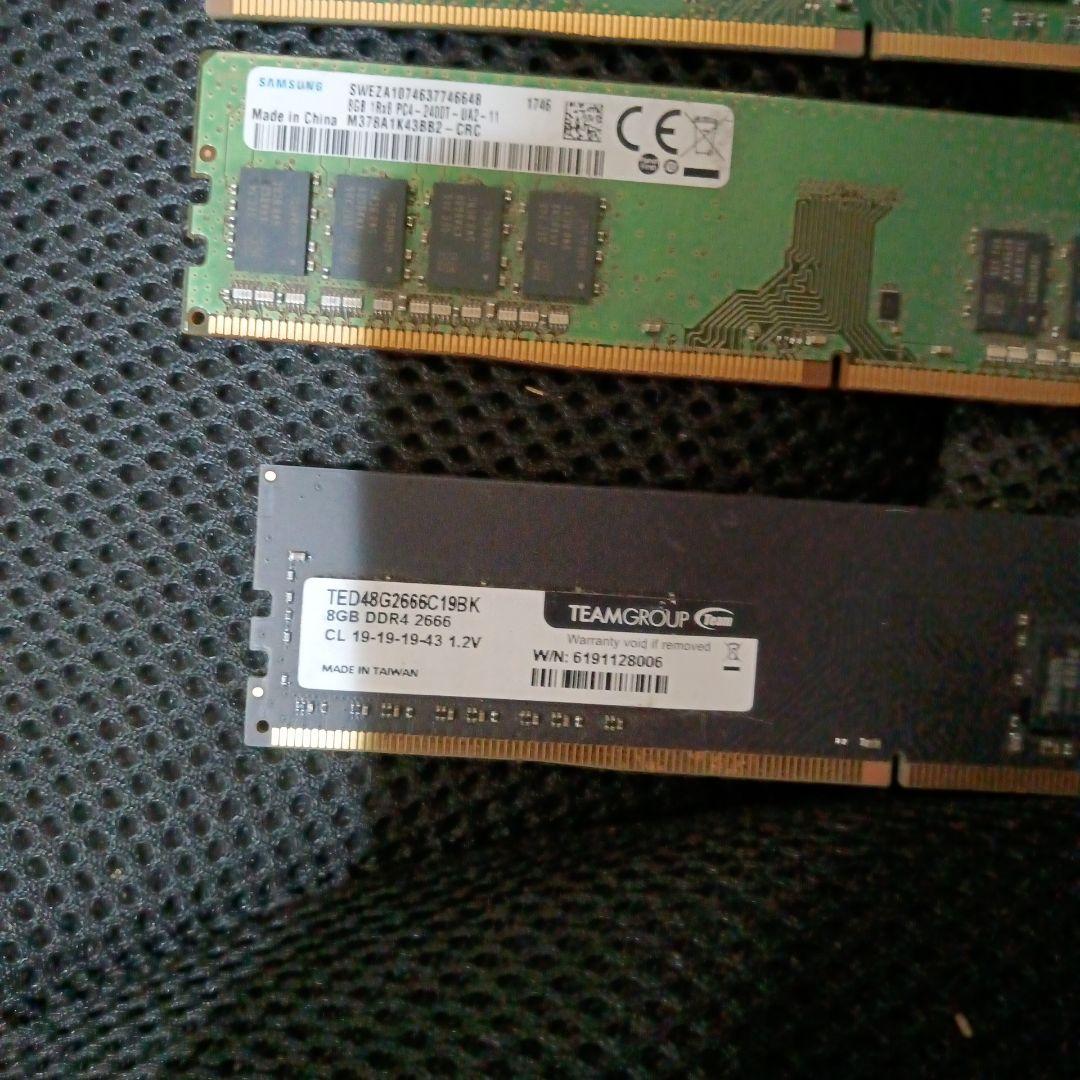 TEAMGROUP 8GB SAMSUNG　8g 2枚 8g一枚 ジャンク