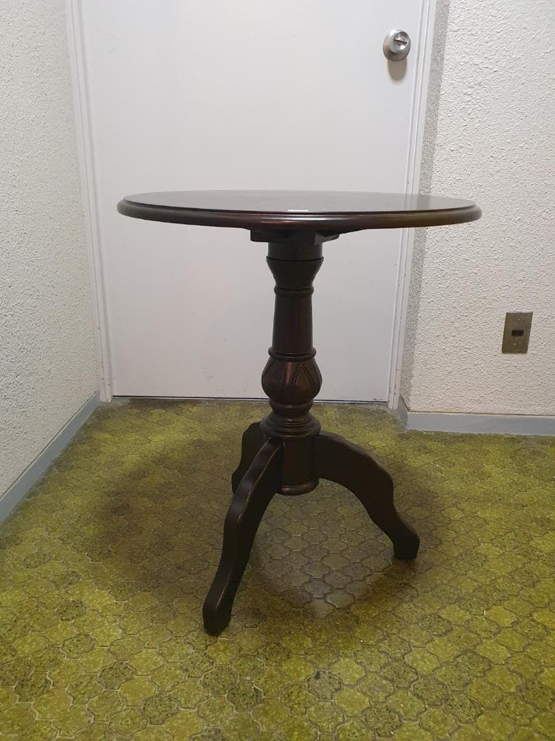 アンティーク サイドテーブル コーヒーテーブル ロココ調家具 猫脚 レトロ ①