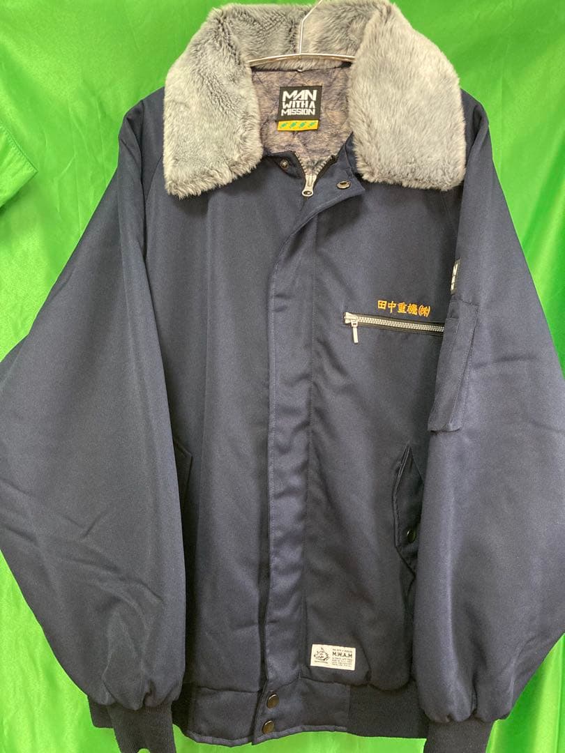 て*つ様 マンウィズ 田中重機 ドカジャン XL ボールペン付き