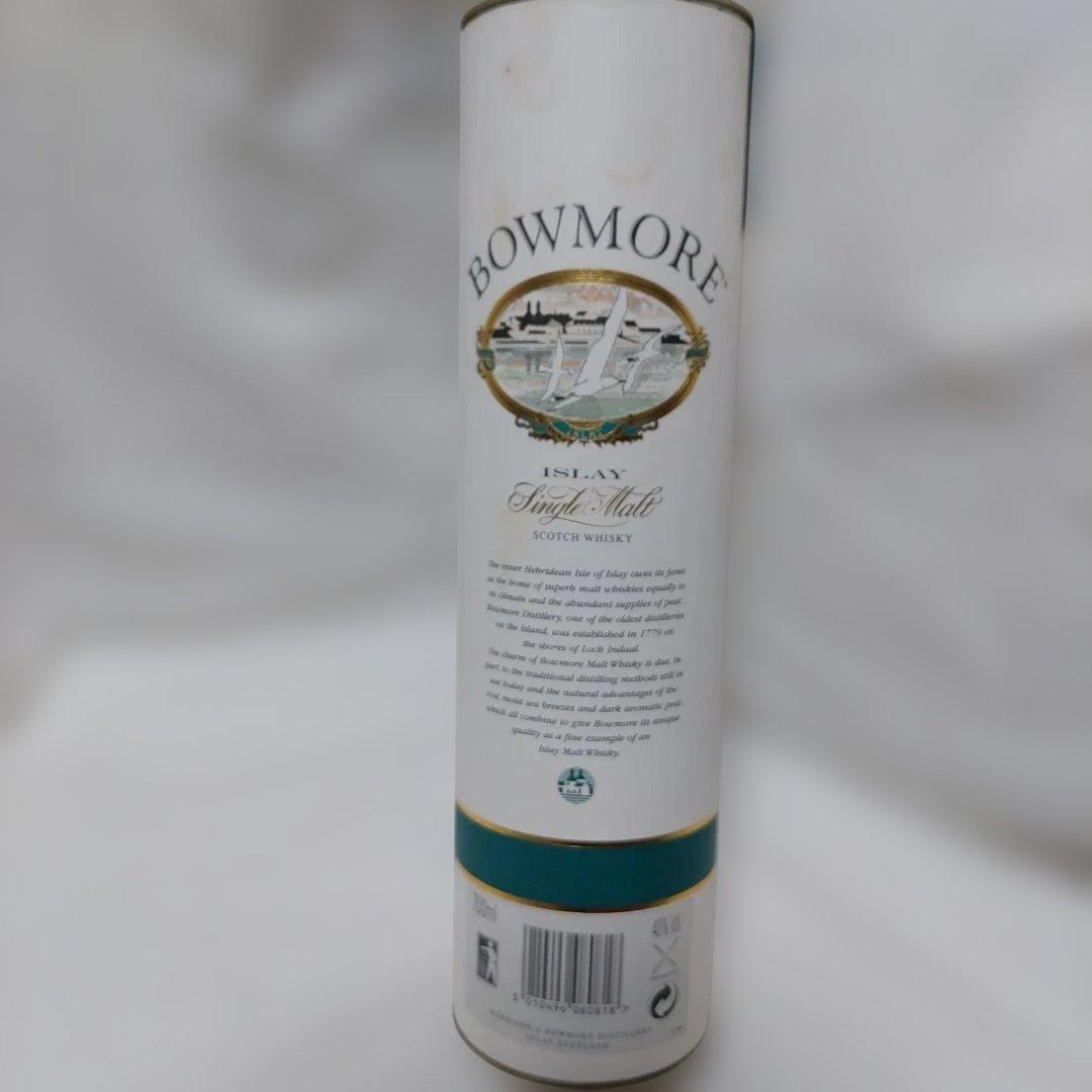 ボウモア　シングルモルトスコッチ　ウイスキー　12年　カモメラベル　グラス付き
