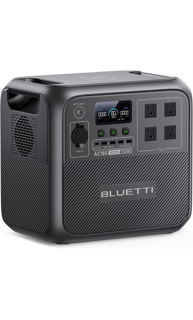 BLUETTI AC180 ポータブル電源
