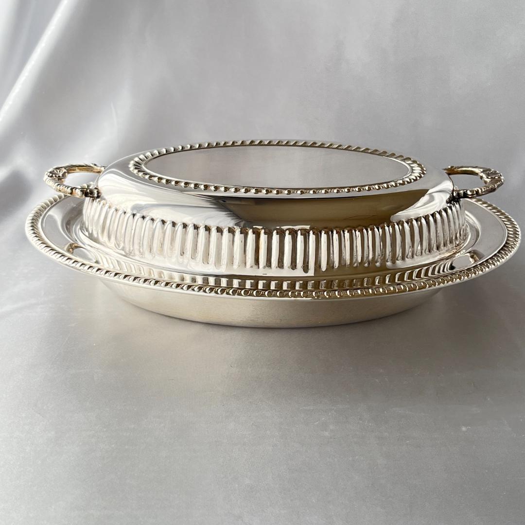 【英国】アントルメディッシュ / ビュッフェサーバー【シルバープレート】30cm