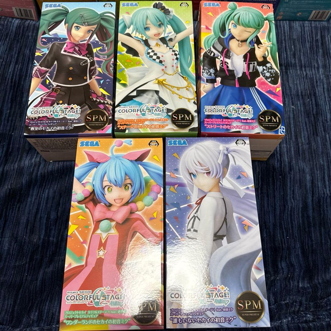 初音ミク　プロセカ　フィギュア　コンプリート　セット