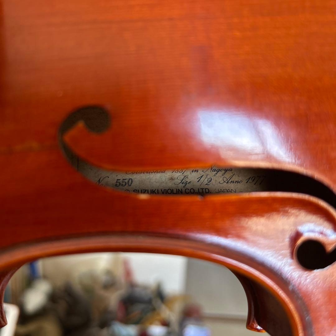 スズキバイオリン　No550 1/2 1977年製造