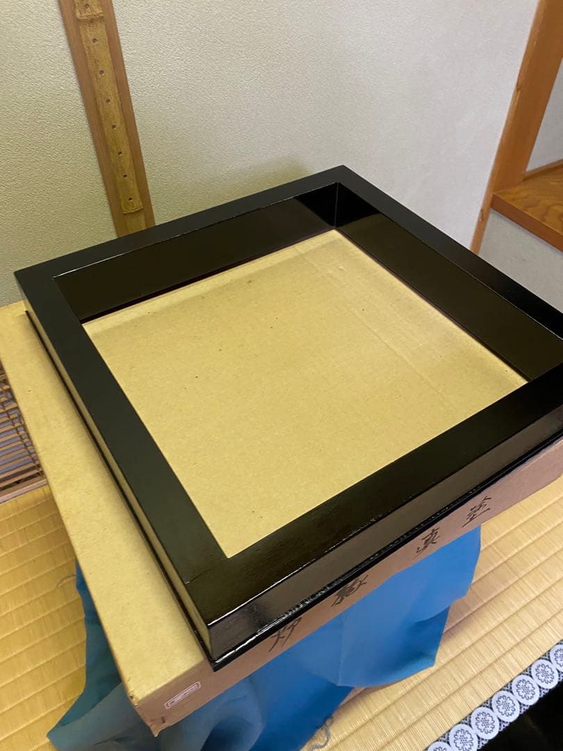 茶道具/炉縁　眞塗