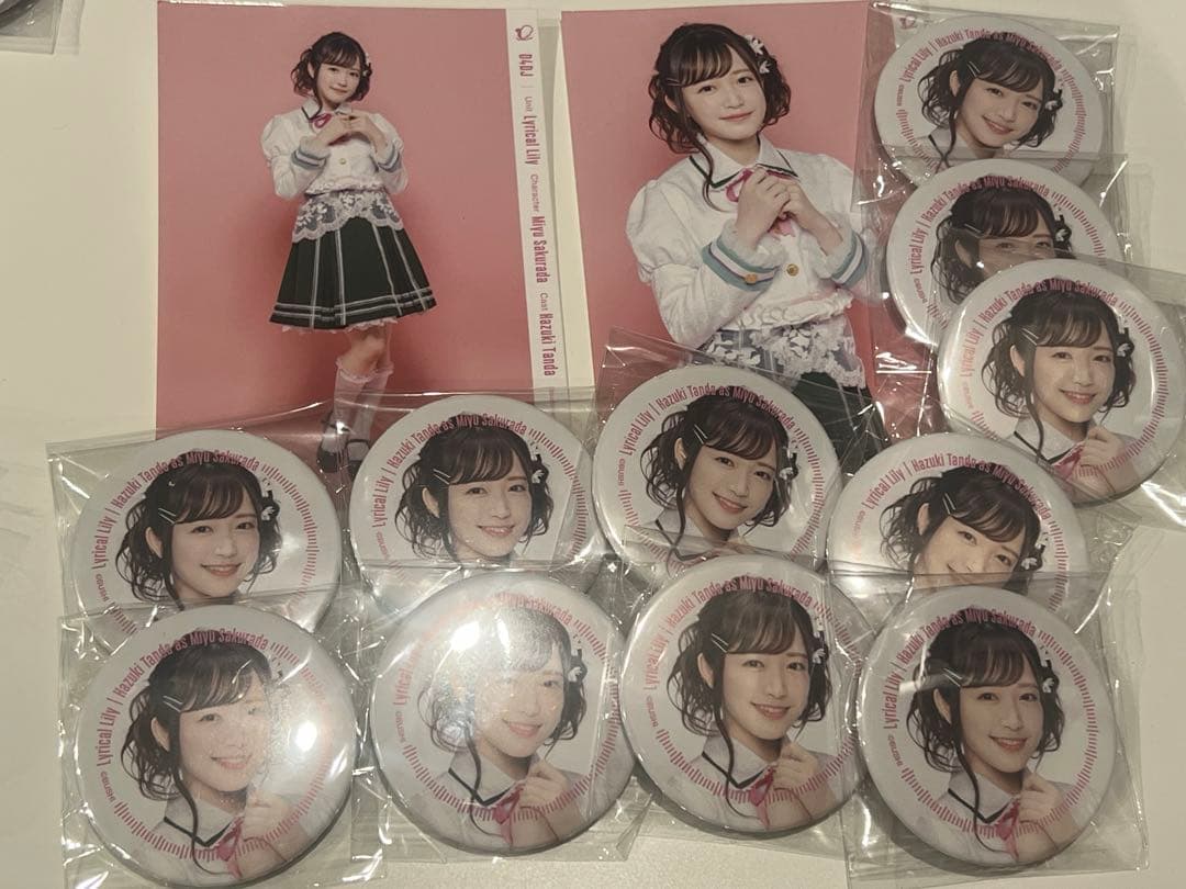 反田葉月 D4DJ 桜田美夢　缶バッジ　プロマイド