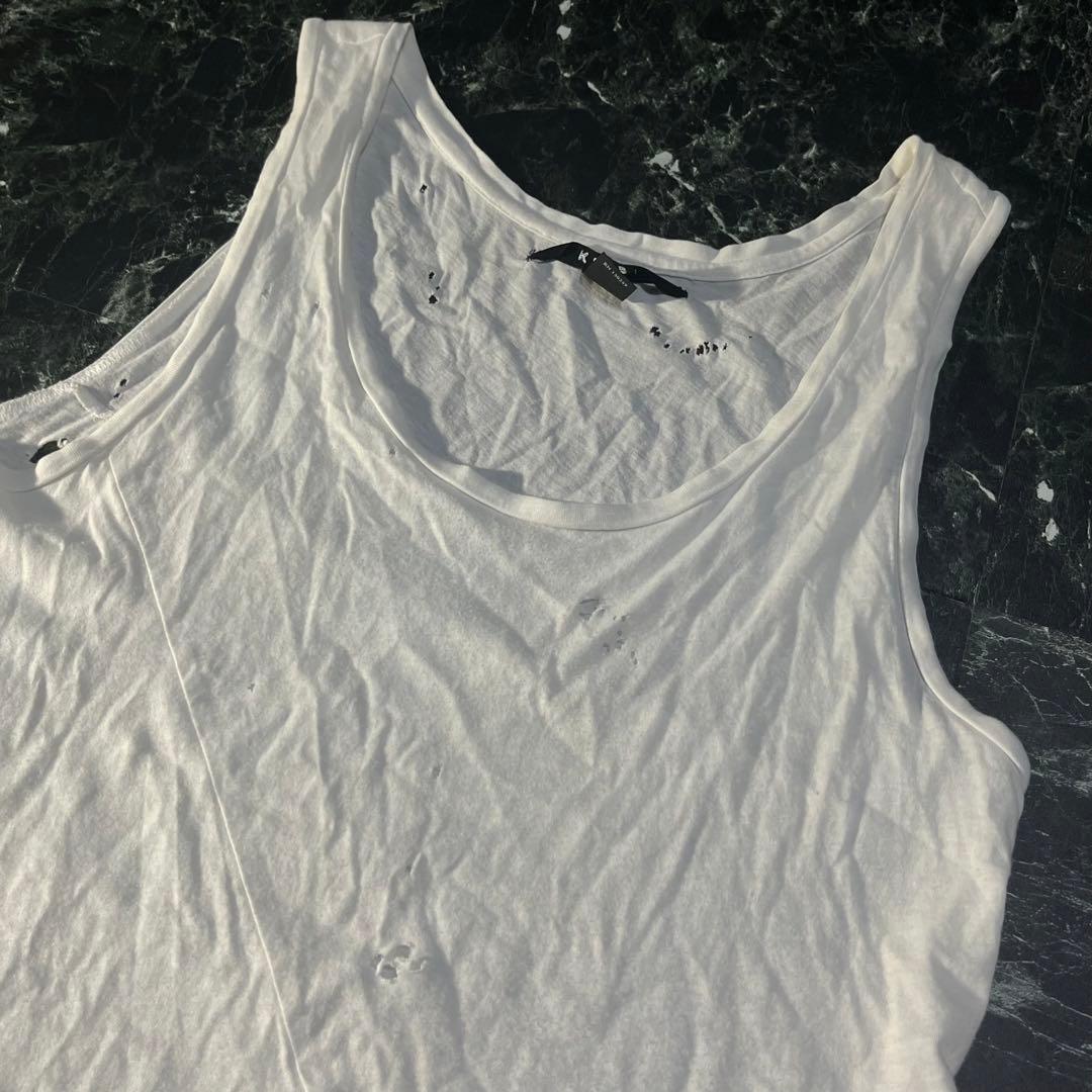 【KSUBI】HARD CRUSHED TANK TOP