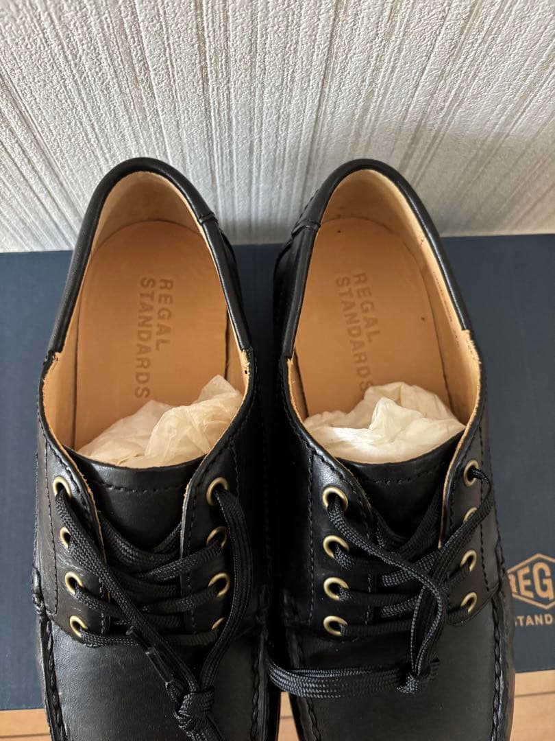 値下げ！REGAL スタンダード　モカシン　24.5センチ　黒 革靴