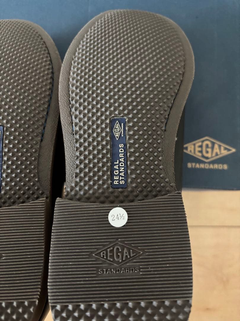 値下げ！REGAL スタンダード　モカシン　24.5センチ　黒 革靴