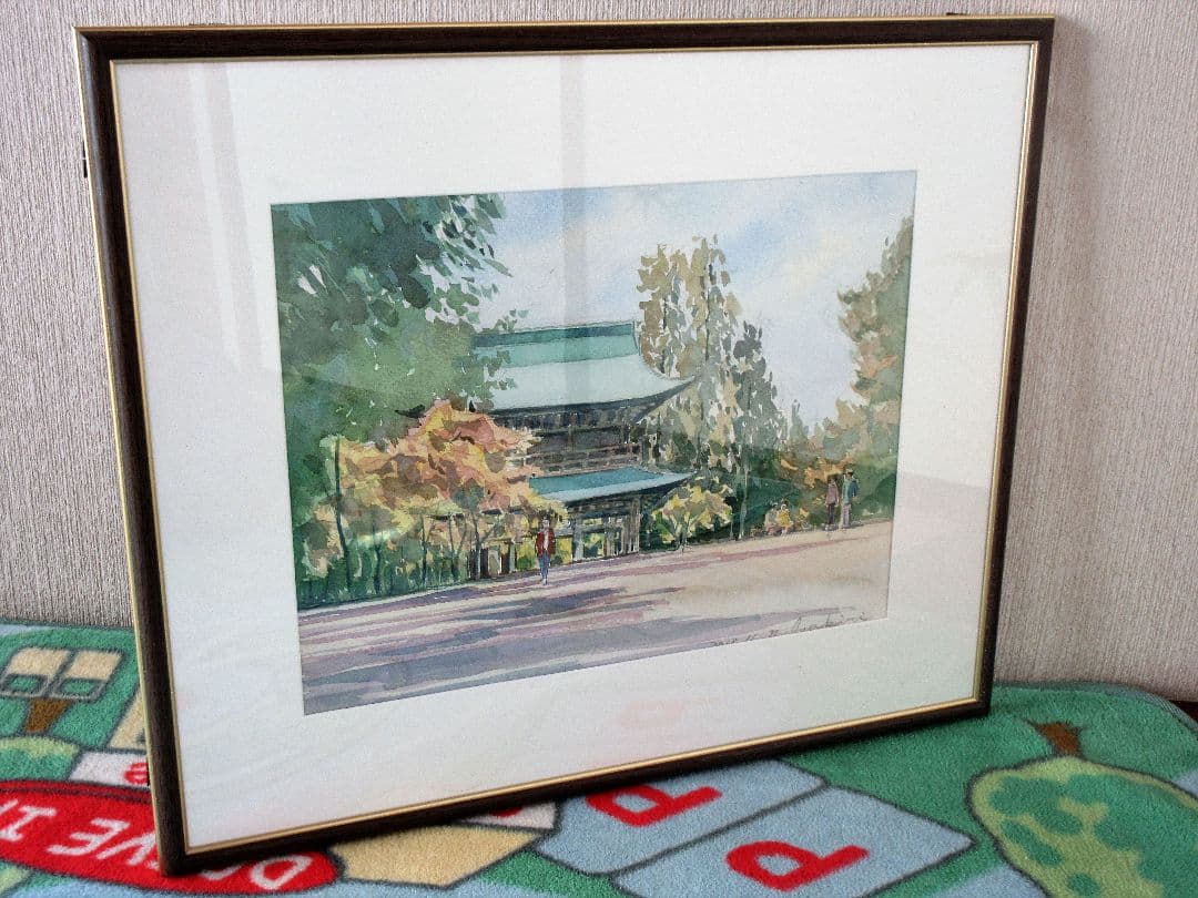 水彩画「円覚寺」