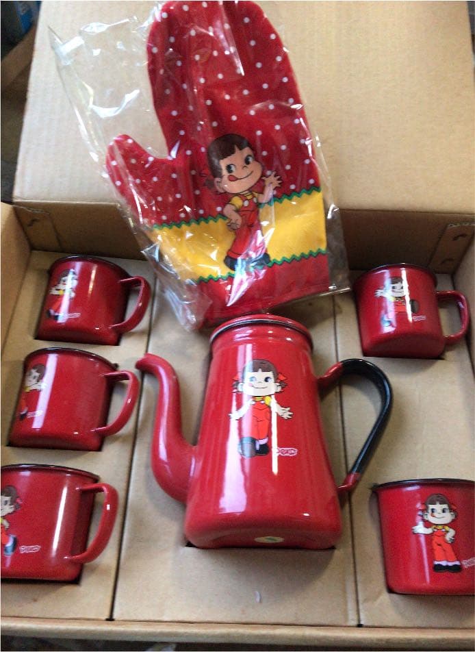 ペコちゃんホーローカップ&ポットセット