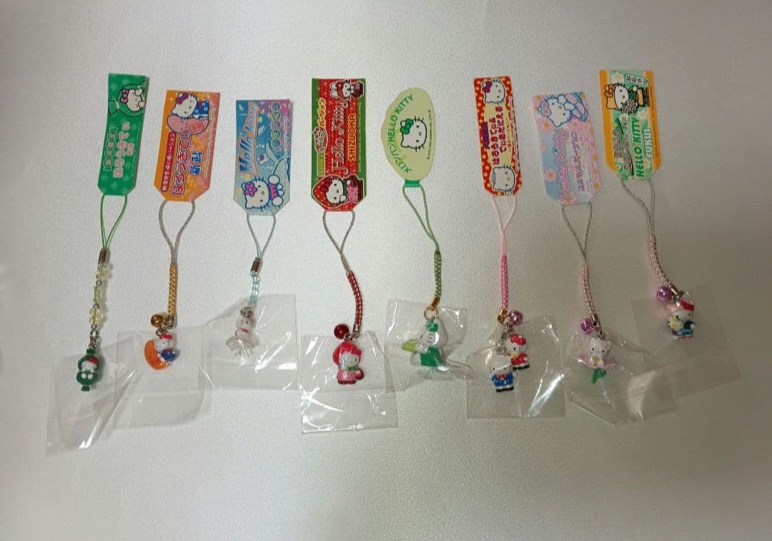 サンリオ　ハローキティ ご当地 根付けストラップ 8種類セット