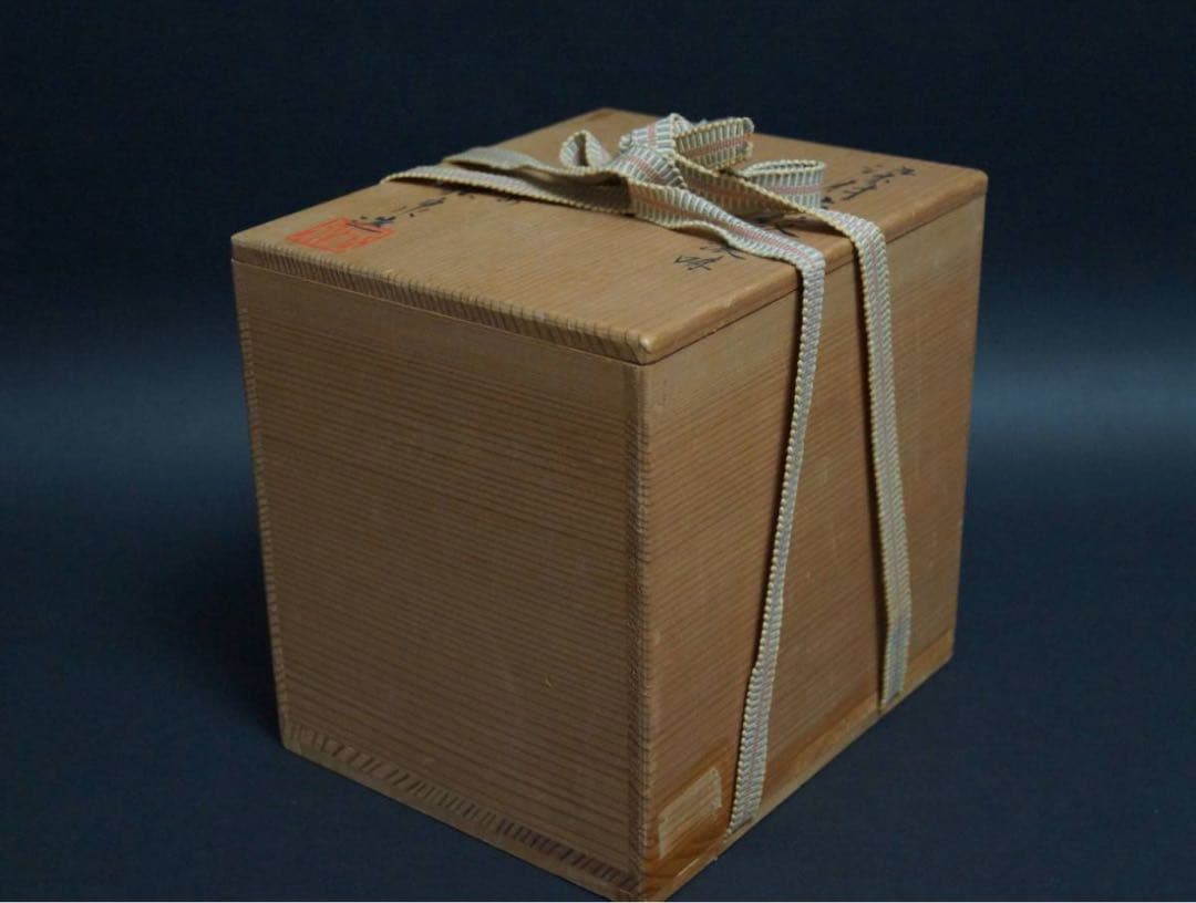 京焼 平安土山松泉造 染付古紋青華祥瑞文 濃味 水注 急須 獅子摘 在銘 共箱