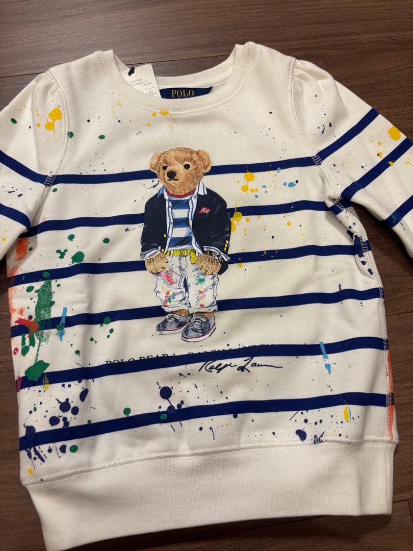 【新品未使用タグ付】ラルフローレン　ポロベア　トレーナー ラルフ120cm 6T