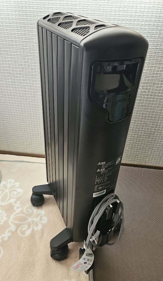 デロンギ 【ゼロ風暖房】マルチダイナミックヒーター 黒　MDHU09-PB