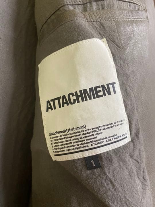 アタッチメント ATTACHMENT カズユキクマガイ ダブルライダース