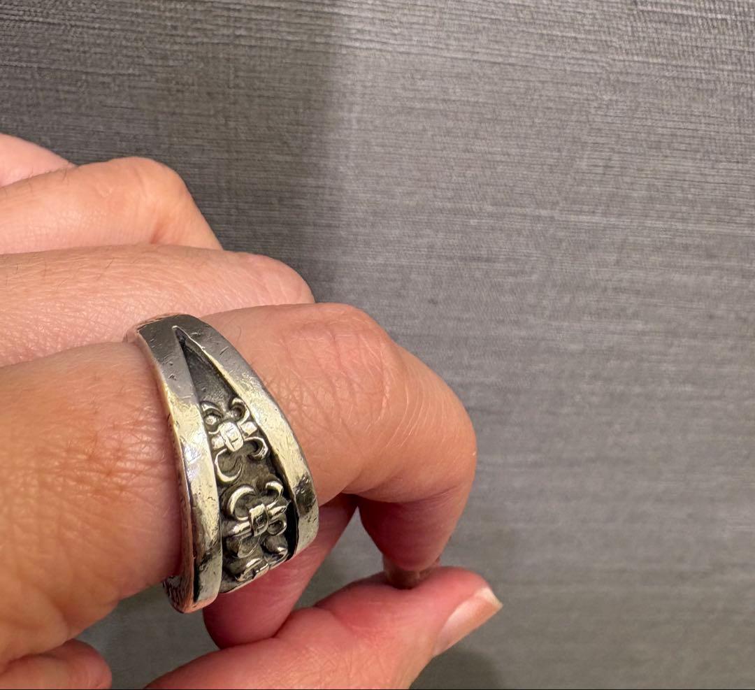 クロムハーツ　BSフレアナロー Vバンドリング22号　シルバー