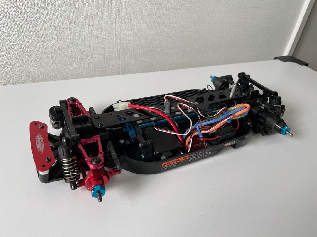 値下げ！TT 01シャーシ フルベア メカ付 OP有り&予備パーツ爆盛り&おまけ