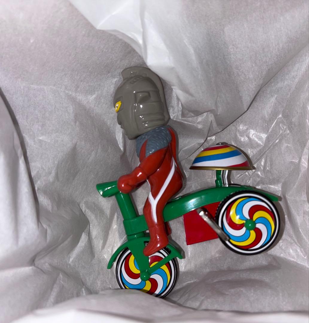 M1号 ブルマァク復刻 ウルトラセブン ゼンマイ 三輪車 ソフビ 円谷 未使用品