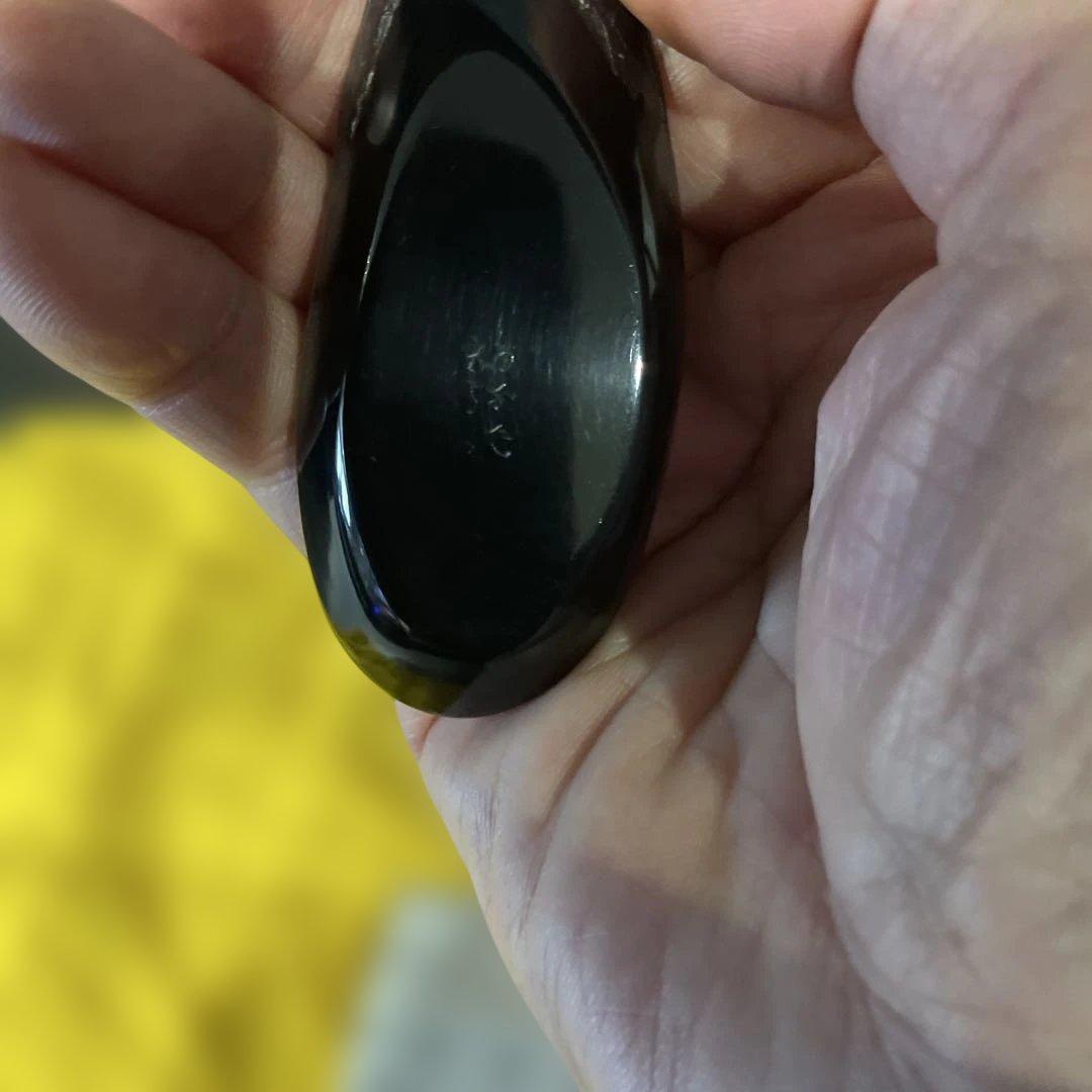 輪島　漆塗りナス型香合 木箱入り　信田福弥作