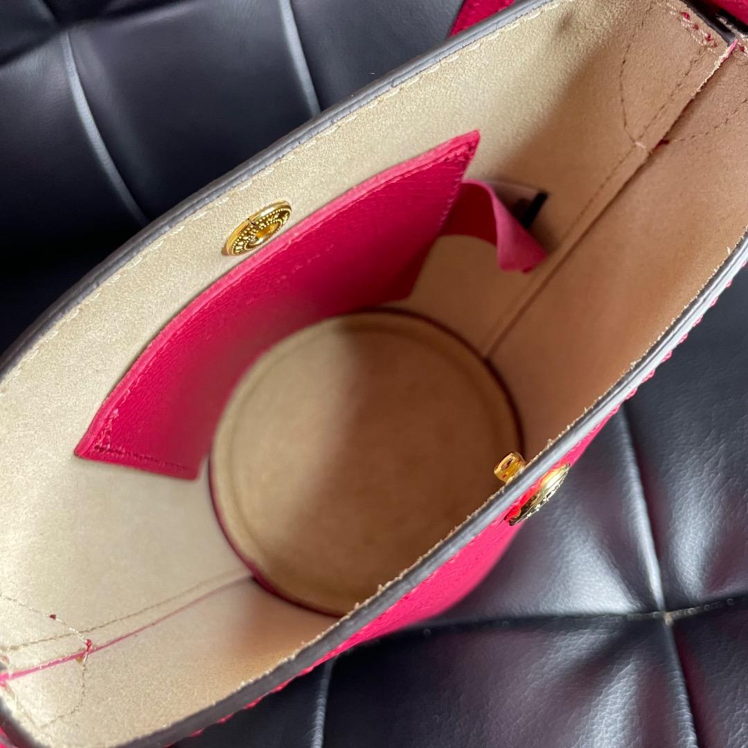 A10美品✨ロンシャン エピュレ 2WAY ショルダーバッグ レザー ピンク系