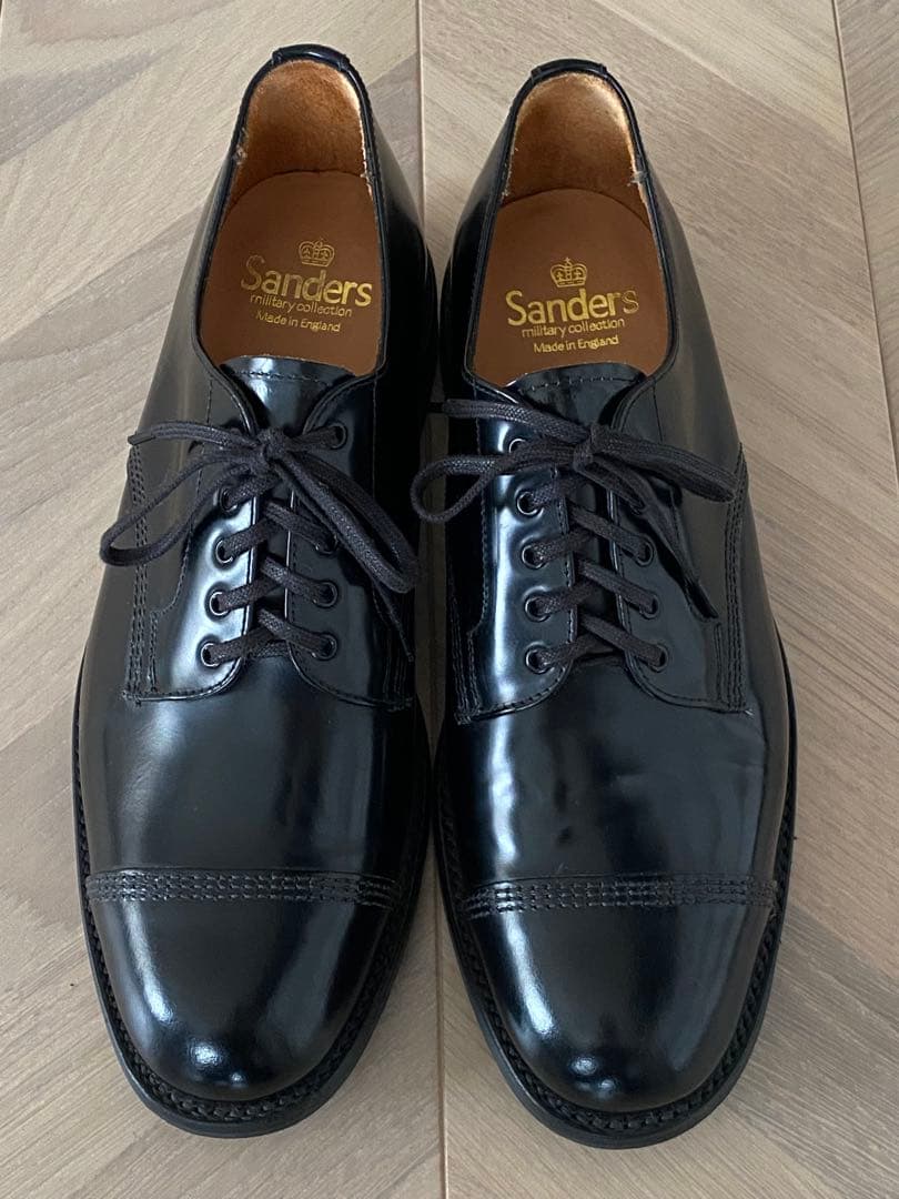 SANDERS サンダース ミリタリーダービーシューズ　UK8