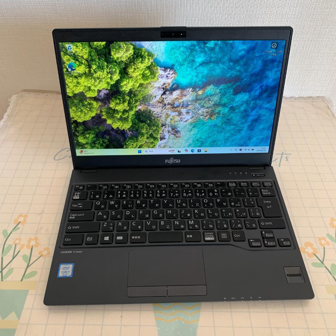 F08B【超軽量】富士通 フルHD/i5第7世代/12GB/SSD256GB v