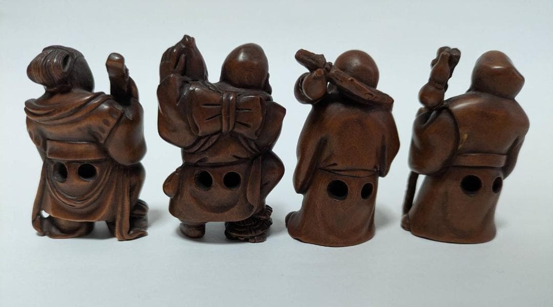 【9点まとめ売り】 根付 七福神 動物 光玉 銘有り 美術品 コレクション