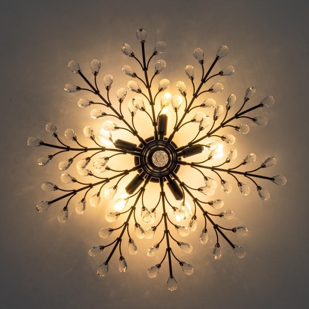 【開封・未使用】Chende シーリングライト レトロ クリスタル 5灯 照明