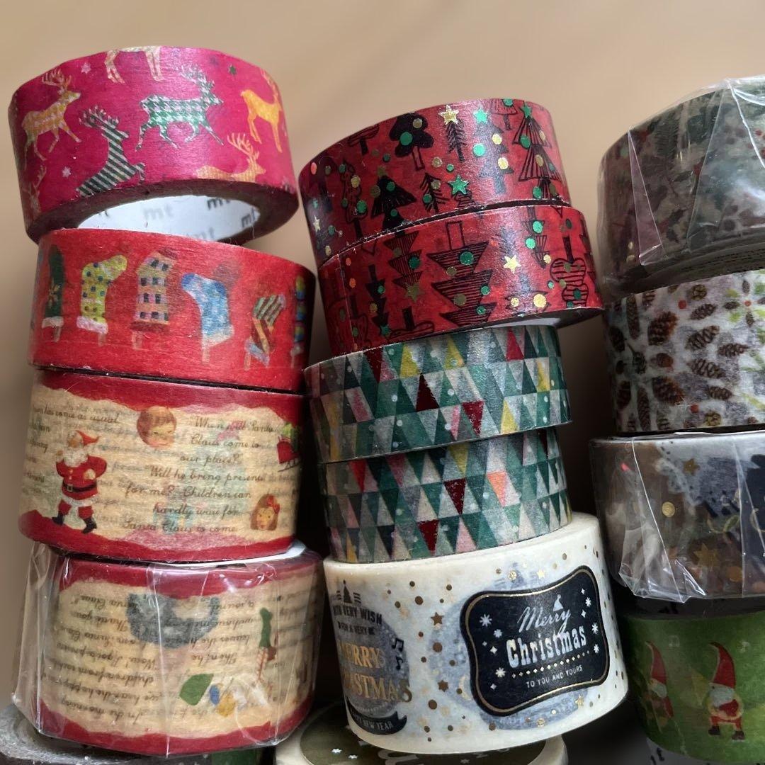 カモ井加工紙　mt 限定　レア　マスキングテープ　クリスマス　廃番サンタクロース