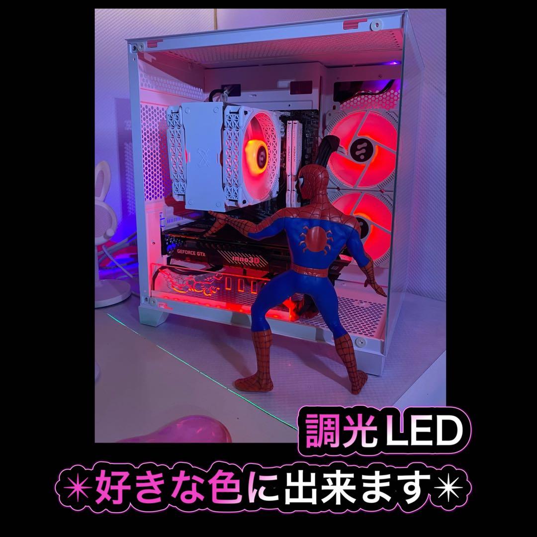 ゲーミングPC フルセット ホワイト ryzen5-3600 GTX1080