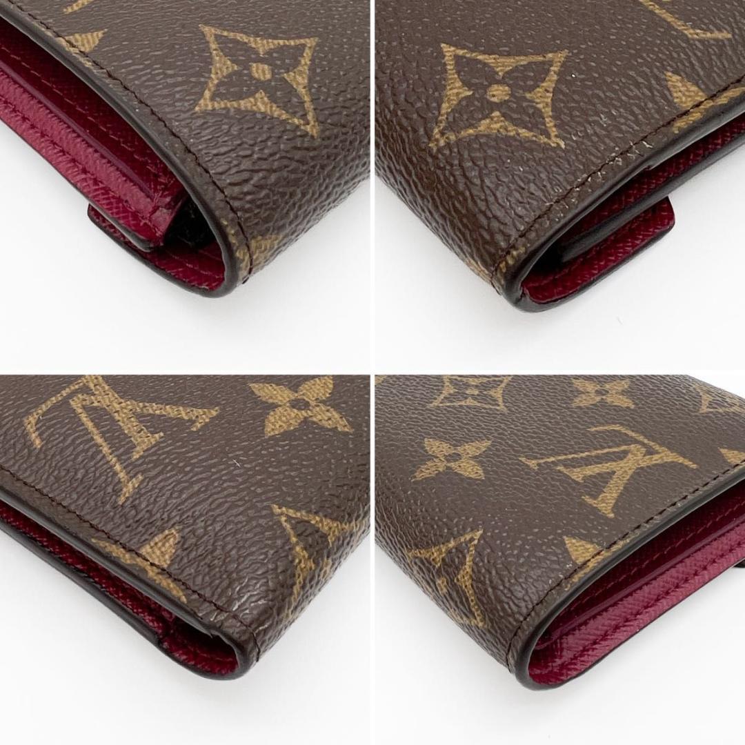【美品】ヴィトン モノグラム ポルトフォイユ ヴィクトリーヌ フューシャ 財布