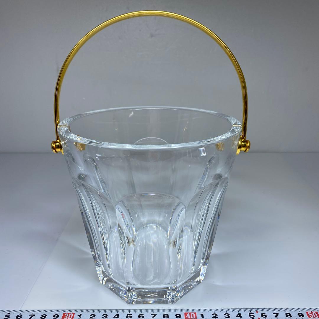 バカラ　アルクール金ハンドル付アイスベール高さ15㎝トコチ東な7-0323☆2F