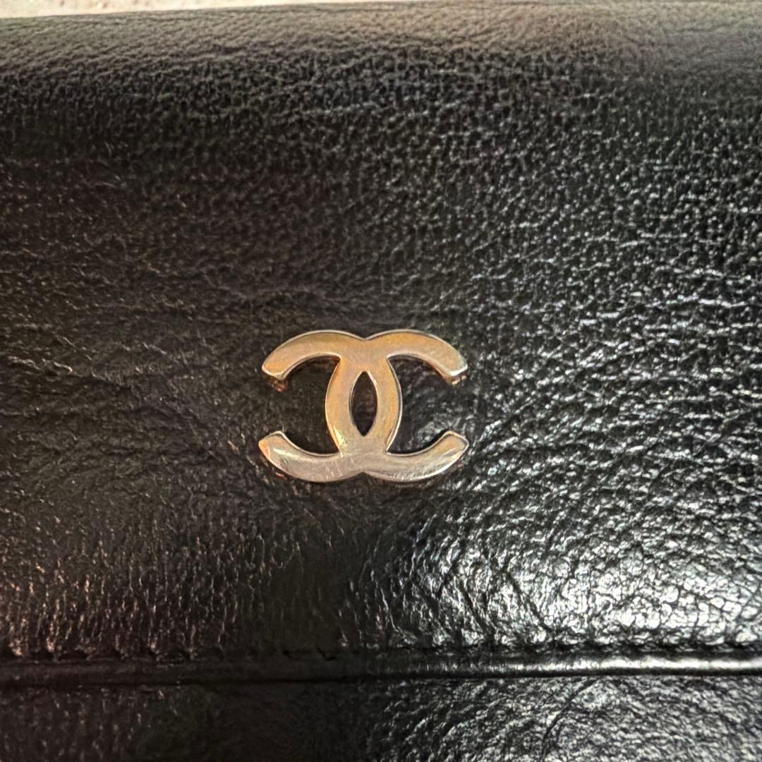 【最終お値下げ中！！】 CHANEL ブラック 三つ折り財布