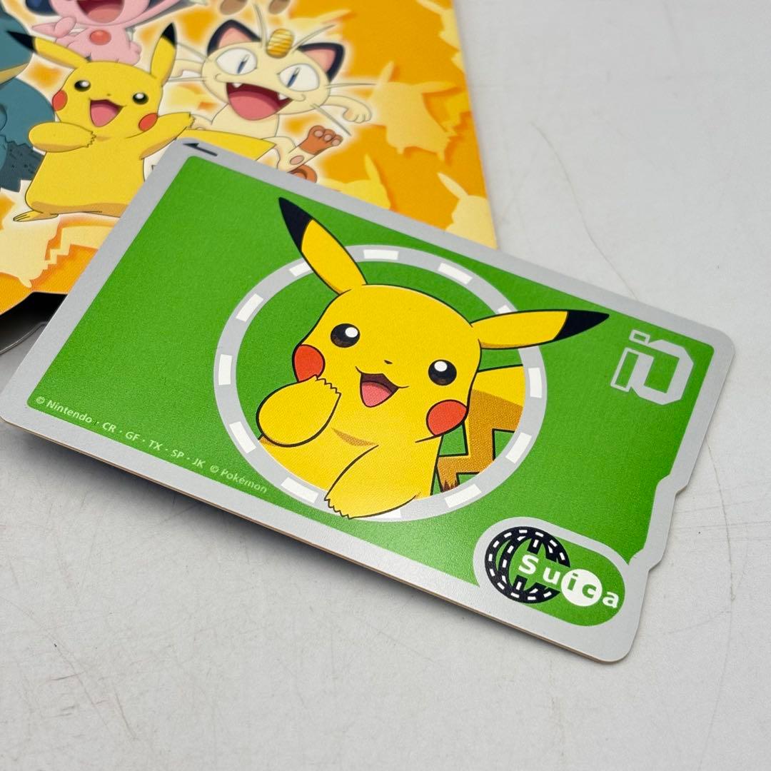 JR東日本 ポケモン スイカ 台紙付き 記念 ピカチュウ 1010-S7129h