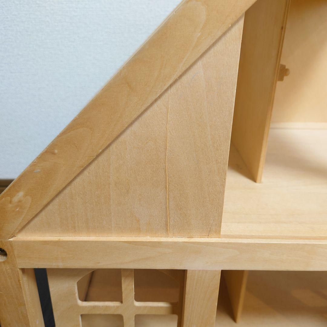 ボーネルンド　廃盤　貴重　大きな　白木のドールハウス　ボーネルンド製　　　家具