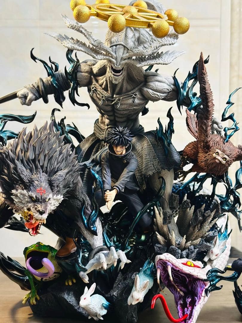 呪術廻戦　十種影法術伏黒恵　魔虚羅　ガレージキッド　フィギュア　完成品