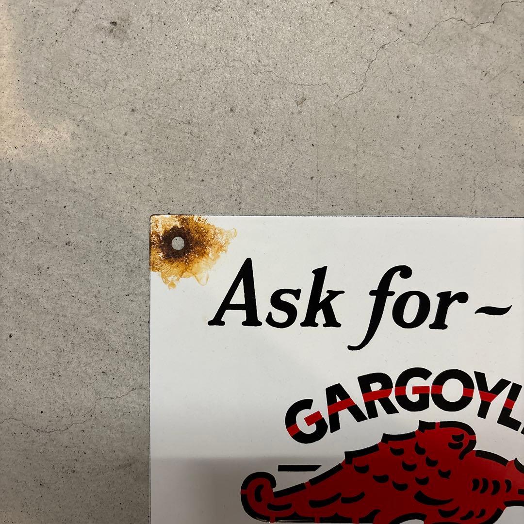 Mobile oil Gargoyle ヴィンテージ　看板