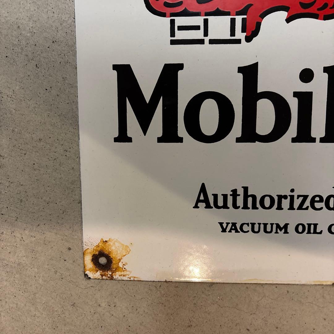 Mobile oil Gargoyle ヴィンテージ　看板
