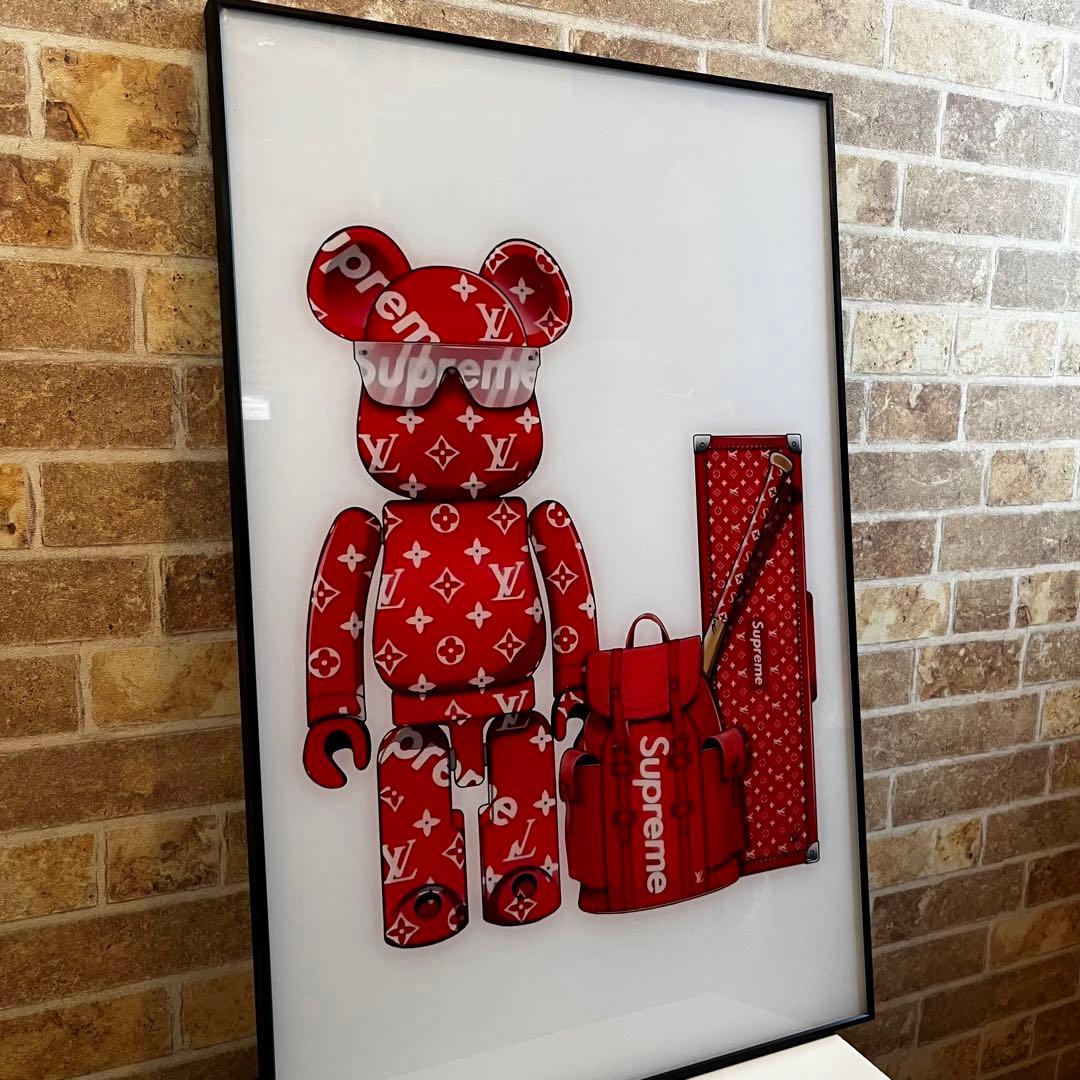 本日限定値下げ　Louis Vuitton　Supreme ベアブリック