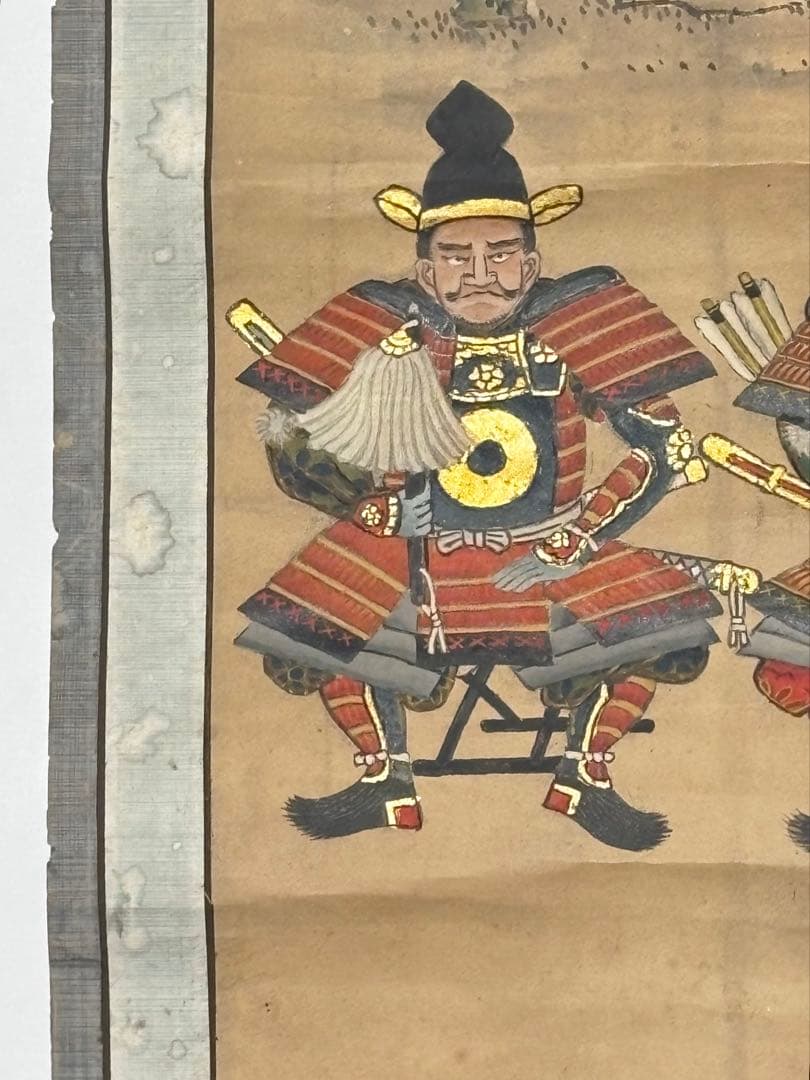 「法華題目 三十番神」極彩色 江戸時代後期頃筆 1幅|日蓮宗 法華経 御本尊