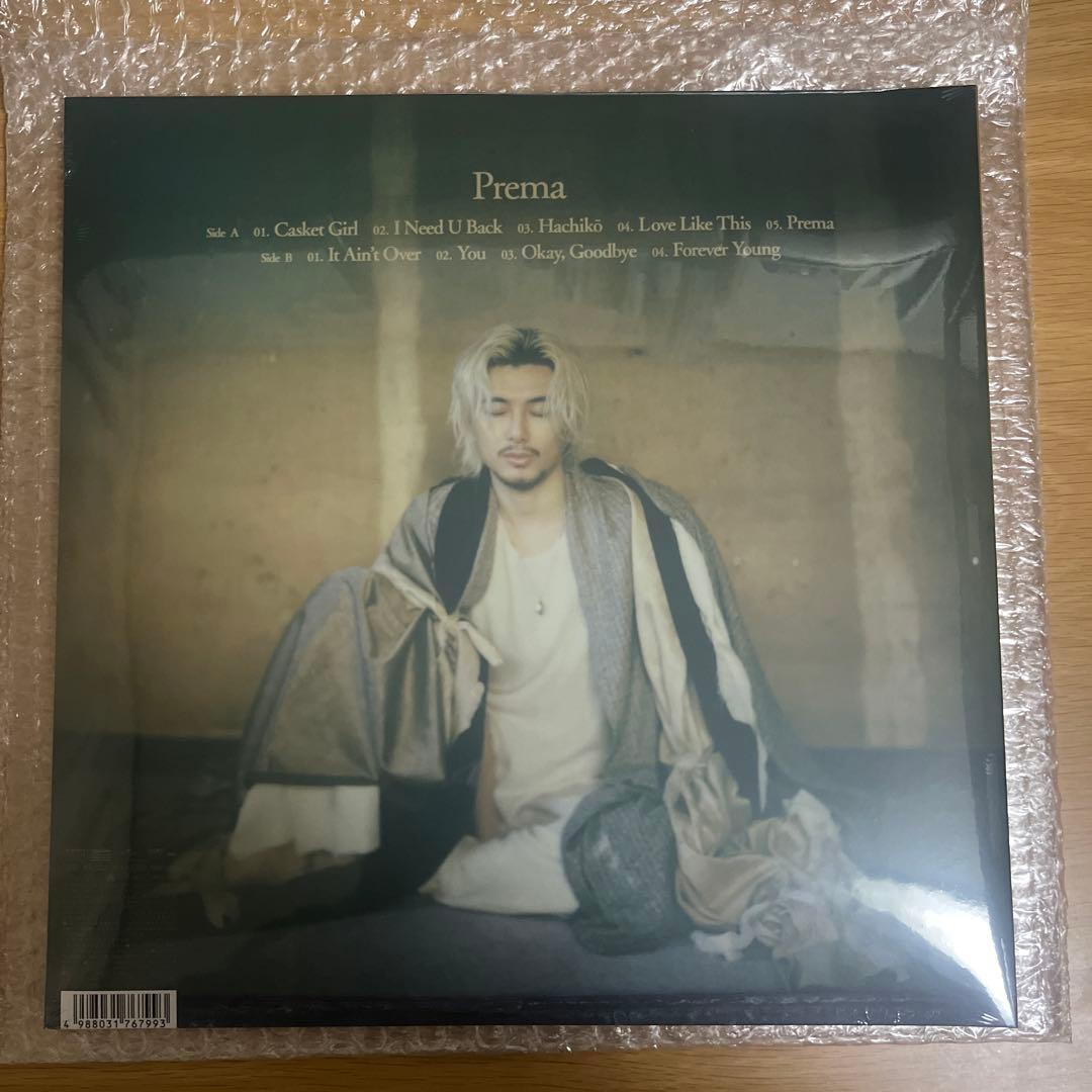 藤井風　Prema LP 国内版レコード　シリアル付