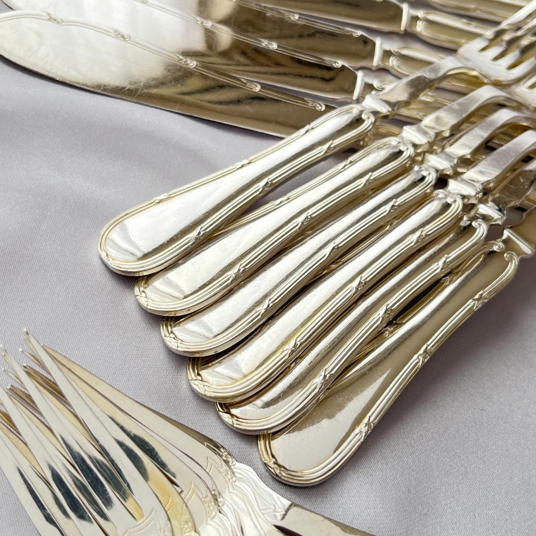 【Martin Hall 】 カトラリーセット ナイフ/フォーク 木製ケース